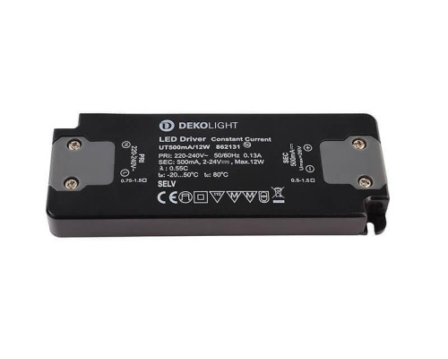 Драйвер Deko-Light Flat Power Supply 2-24V 12W IP20 0,5A 862131 Драйвер Deko-Light Flat Power Supply 2-24V 12W IP20 0,5A 862131