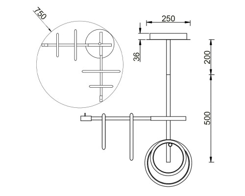 Потолочный светильник Vele Luce Bellezza VL7262L04 Потолочный светильник Vele Luce Bellezza VL7262L04