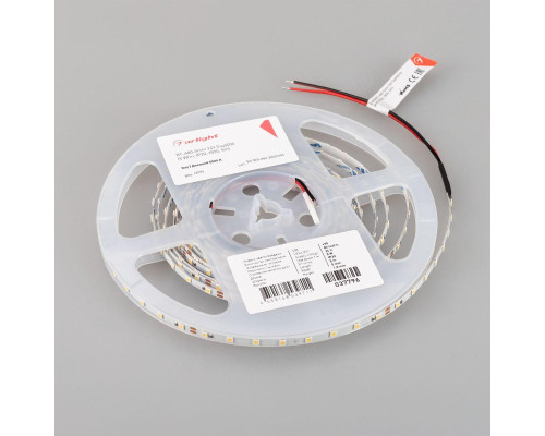 Светодиодная лента Arlight 5W/m 80LED/m 2835SMD дневной белый 5M RT-A80-5mm 24V Day5000 037796 Светодиодная лента Arlight 5W/m 80LED/m 2835SMD дневной белый 5M RT-A80-5mm 24V Day5000 037796