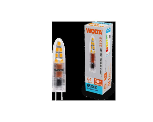 Светодиодная лампа WOLTA WSTD-JC-220V3W6KG4-P Светодиодная лампа WOLTA WSTD-JC-220V3W6KG4-P