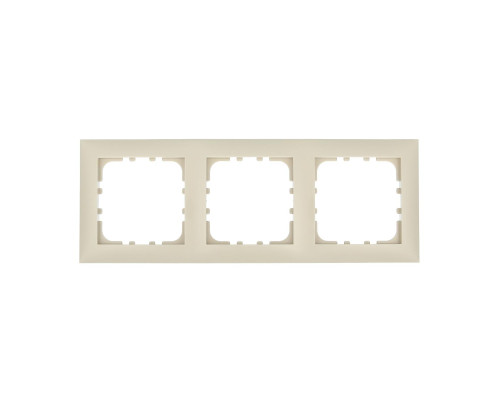 Рамка LK Studio 3-постовая (бежевый) LK60 864301-1 Рамка LK Studio 3-постовая (бежевый) LK60 864301-1