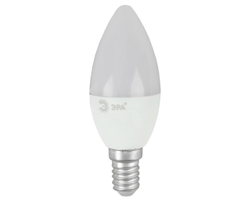 Лампа светодиодная ЭРА E14 8W 4000K матовая LED B35-8W-840-E14 R Б0050200 Лампа светодиодная ЭРА E14 8W 4000K матовая LED B35-8W-840-E14 R Б0050200