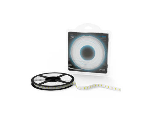 Светодиодная лента Gauss 14,4W/m 60LED/m 5050SMD холодный белый 5M 312000314