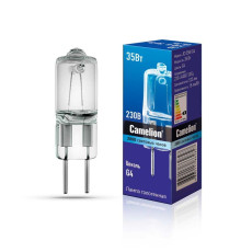Лампа галогенная Camelion JD 35W G4 3000K 10406