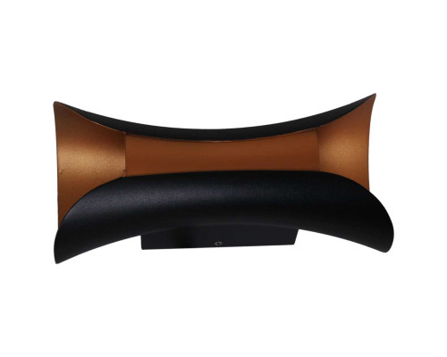 Настенный светильник Reluce 86852-9.2-002KT LED2*5W BK+GD Настенный светильник Reluce 86852-9.2-002KT LED2*5W BK+GD