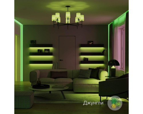 Лампа светодиодная диммируемая Gauss Smart Home E14 5W 2700-6500K RGBW матовая 1190112
