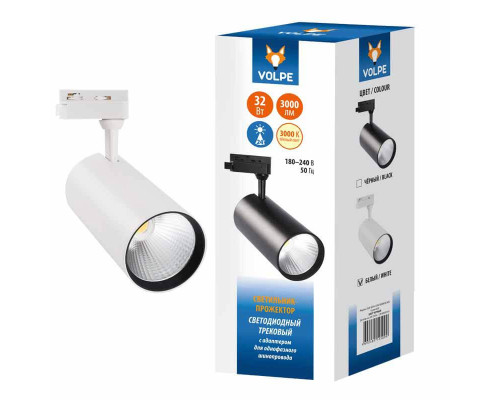 Трековый светодиодный светильник Volpe ULB-Q276 32W/3000К White UL-00005942 Трековый светодиодный светильник Volpe ULB-Q276 32W/3000К White UL-00005942