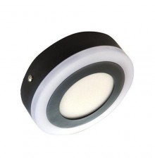 Настенно-потолочный светодиодный светильник Elvan NLS-500R-6/3-WW/NH-Bk