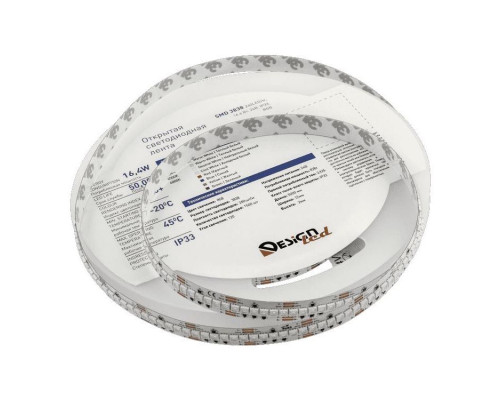 Светодиодная влагозащищенная лента DesignLed 16,4W/m 240LED/m 3838SMD разноцветный 5M 005762