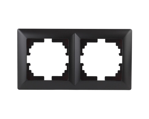 Рамка 2-постовая ЭРА Intro Solo антрацит 4-502-05 Б0043414 Рамка 2-постовая ЭРА Intro Solo антрацит 4-502-05 Б0043414