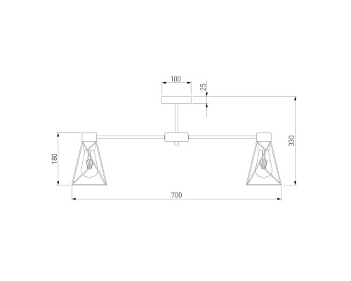 Потолочная люстра Eurosvet Trappola 70107/8 белый