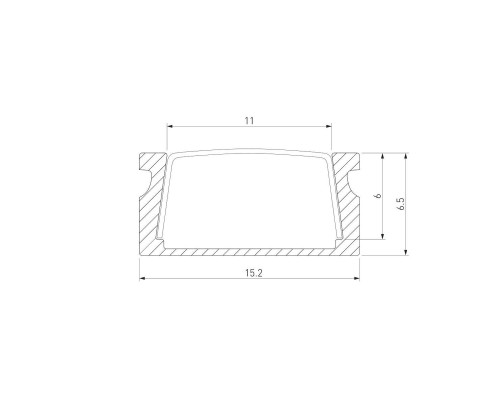 Профиль алюминиевый с рассеивателем Elektrostandard LL-2-ALP006 a053620 Профиль алюминиевый с рассеивателем Elektrostandard LL-2-ALP006 a053620