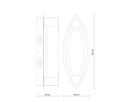 Настенный светильник Lucia Tucci Modena W172.1 Small LED320