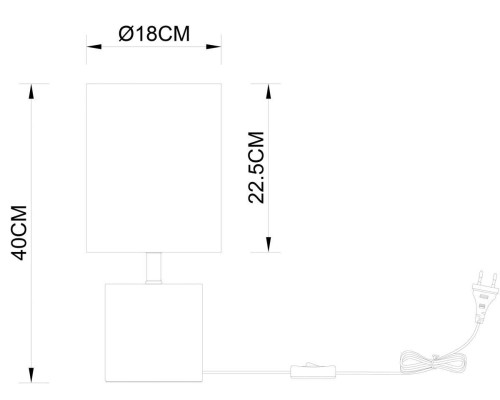 Настольная лампа Arte Lamp Jishui A5036LT-1BR