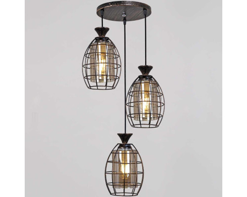 Потолочный светильник Reluce 03525-0.9-03 BK+GD