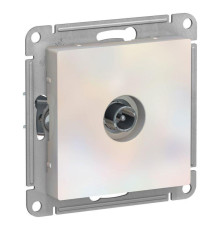 ТВ-розетка оконечная Systeme Electric AtlasDesign жемчужная ATN000491