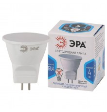 Лампа светодиодная ЭРА GU4 4W 4000K матовая LED MR11-4W-4000K-GU4 Б0049066