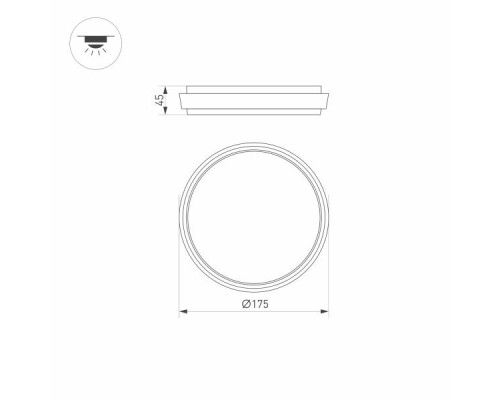 Уличный светодиодный светильник Arlight LGD-Giro-R175-10W Day4000 032421 Уличный светодиодный светильник Arlight LGD-Giro-R175-10W Day4000 032421