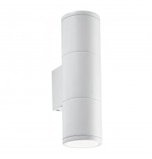 Уличный настенный светильник Ideal Lux Gun AP2 Small Bianco 100388