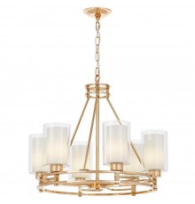 Подвесная люстра Lumina Deco Marietta LDP 8025-6 F.GD+WT