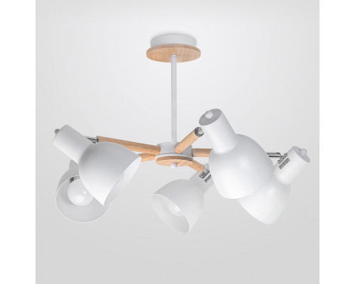 Потолочная люстра IMEX MD.4748-5-S WH+CH Потолочная люстра IMEX MD.4748-5-S WH+CH