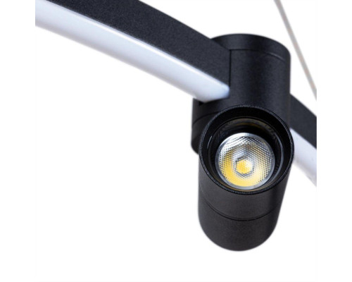 Подвесная светодиодная люстра Arte Lamp Ring A2186SP-1BK Подвесная светодиодная люстра Arte Lamp Ring A2186SP-1BK