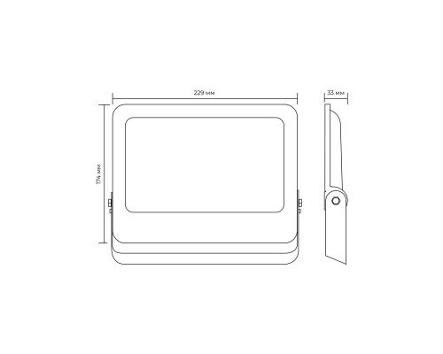 Прожектор светодиодный Apeyron 100W 6500K 05-48 Прожектор светодиодный Apeyron 100W 6500K 05-48