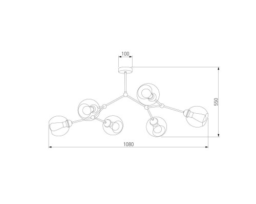 Подвесная люстра TK Lighting 2731 Fairy