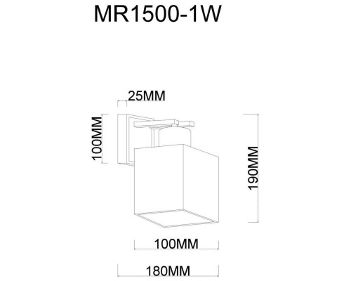 Бра MyFar Eileen MR1500-1W