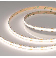 Светодиодная лента Arlight 16,5W/m 576LED/m CSPSMD теплый белый 5M COB-X576-10mm 24V White-MIX 036206