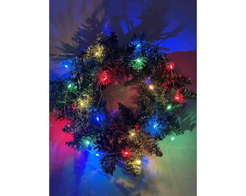 Светодиодная гирлянда ЭРА нить AA разноцветная ENIN-2M Б0041983 Светодиодная гирлянда ЭРА нить AA разноцветная ENIN-2M Б0041983