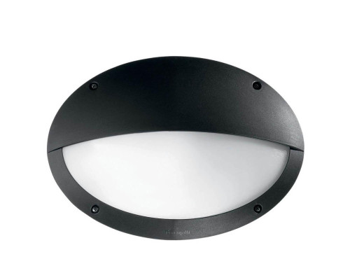 Уличный настенный светильник Ideal Lux Maddi-2 AP1 Nero 096728 Уличный настенный светильник Ideal Lux Maddi-2 AP1 Nero 096728