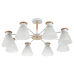 Потолочная люстра Arte Lamp Tyler A1031PL-8WH