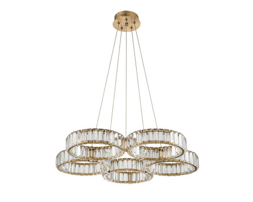 Подвесной светодиодный светильник Indigo Favo 12036/5P Brass V000074L Подвесной светодиодный светильник Indigo Favo 12036/5P Brass V000074L