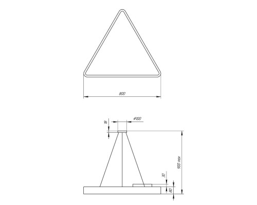 Подвесной светодиодный cветильник Geometria ЭРА Delta SPO-152-B-40K-048 48Вт 4000К черный Б0050577 Подвесной светодиодный cветильник Geometria ЭРА Delta SPO-152-B-40K-048 48Вт 4000К черный Б0050577