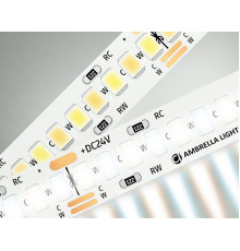 Светодиодная лента Ambrella Light 18W/m 240LED/m 2835SMD теплый - холодный белый 5M GS4151