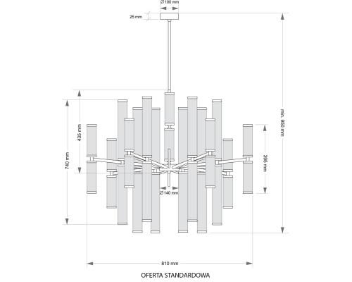 Подвесной светильник KUTEK SALETTO SAL-ZW-32(P)
