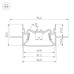 Профиль Arlight FOLED-50-CEIL-CENTER-2000 035769