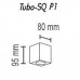 Потолочный светильник TopDecor Tubo8 SQ P1 20