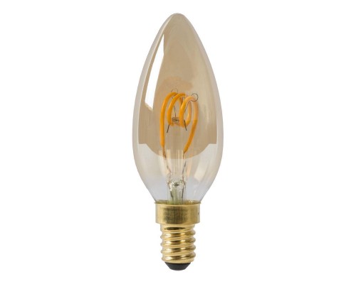 Лампа светодиодная диммируемая Lucide E14 3W 2200K янтарная 49043/03/62 Лампа светодиодная диммируемая Lucide E14 3W 2200K янтарная 49043/03/62