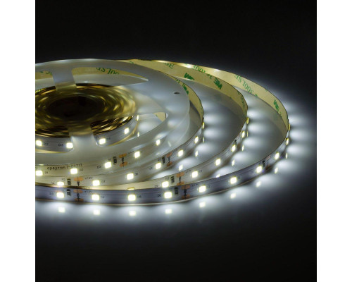Светодиодная лента Apeyron 9,6W/m 60LED/m 2835SMD холодный белый 5M 00-55 Светодиодная лента Apeyron 9,6W/m 60LED/m 2835SMD холодный белый 5M 00-55