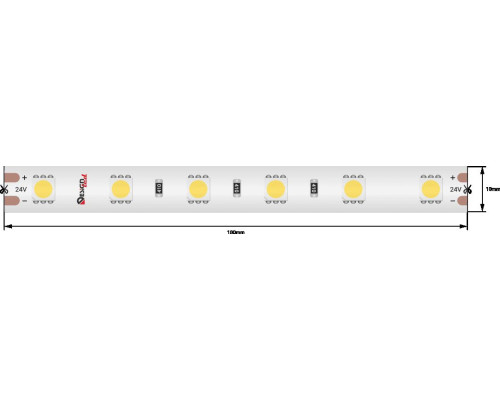 Светодиодная влагозащищенная лента DesignLed 14,4W/m 60LED/m 5050SMD холодный белый 5M 002377 Светодиодная влагозащищенная лента DesignLed 14,4W/m 60LED/m 5050SMD холодный белый 5M 002377
