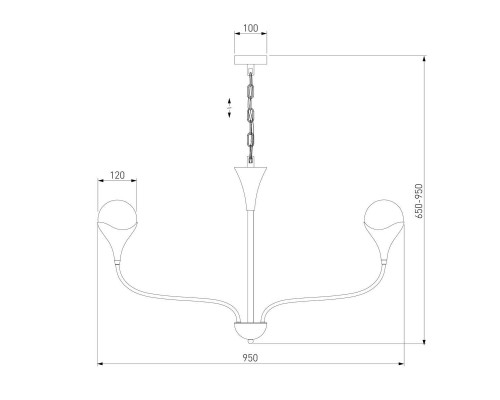 Подвесная люстра Eurosvet Calyx 60169/8 никель Подвесная люстра Eurosvet Calyx 60169/8 никель