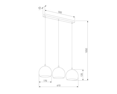 Подвесной светильник TK Lighting 2081 Yoda Black