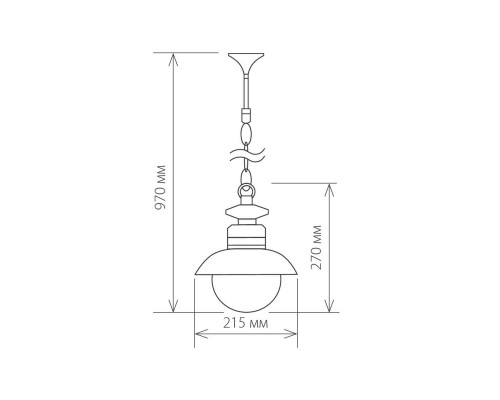 Уличный подвесной cветильник Elektrostandard Talli H GL 3002H брауни a038482