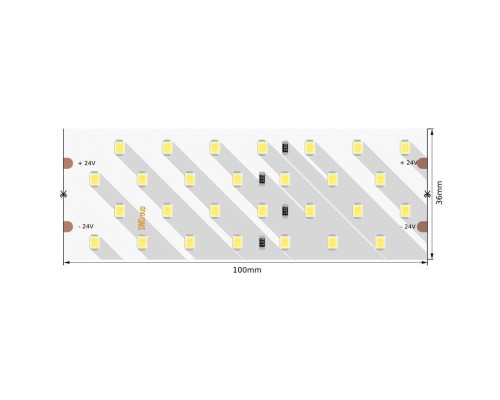 Светодиодная лента SWG 26W/m 280LED/m 2835SMD нейтральный белый 5M 005079