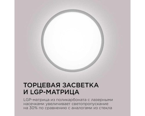 Потолочный светодиодный светильник Apeyron Spin 18-127 Потолочный светодиодный светильник Apeyron Spin 18-127