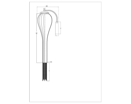 Бра Arte Lamp Waterfall A1577AP-1GO Бра Arte Lamp Waterfall A1577AP-1GO