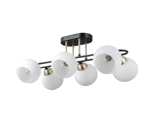 Потолочный светильник ILLUMICO IL0790-6CSQ-25 BK AB TRENTO