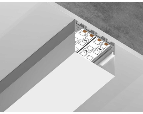 Профиль алюминиевый накладной/подвесной  Профиль алюминиевый накладной/подвесной